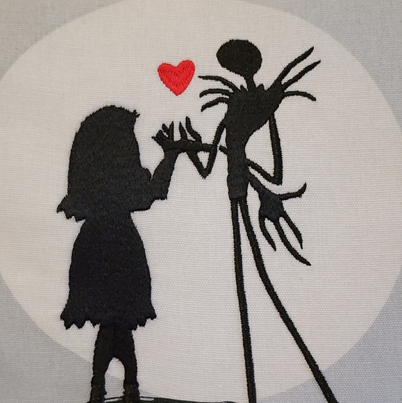 Jack Skellington and Sally Pillow Nightmare Before Christmas  Halloween Decor - Picture 2 of 6